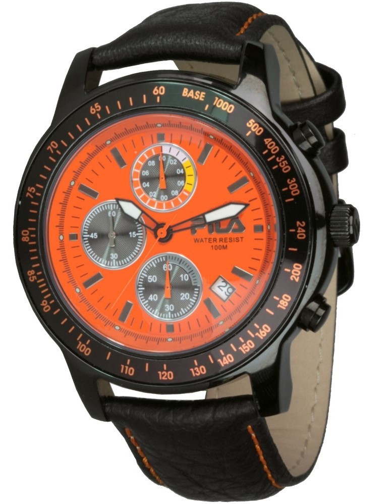 FILA Watch-Cortina fa0783-46or Chronograph Mens Quartz Watch, New, Boxed