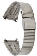 Edelstahl Uhrenarmband mit Clipverschluss - 22 mm